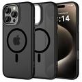 iPhone 16 Pro Tech-Protect MagEdge Case - MagSafe Compatible - Matte Black / Gunmetal