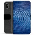 IPhone X / iPhone XS Premium Wallet Case - Koža