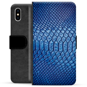 IPhone X / iPhone XS Premium Wallet Case - Koža