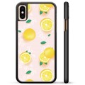 iPhone X / iPhone XS ochranný kryt - Citrónový vzor