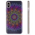 iPhone X / iPhone XS puzdro TPU - Farebná mandala