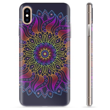 iPhone X / iPhone XS puzdro TPU - Farebná mandala