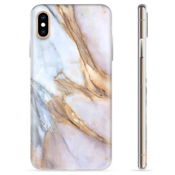 iPhone XS Max puzdro TPU - Elegantný mramor