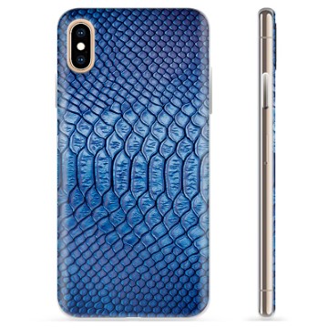 iPhone XS Max puzdro TPU - Kožené