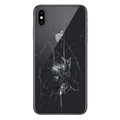 Oprava zadného krytu iPhone XS - iba sklo - čierna