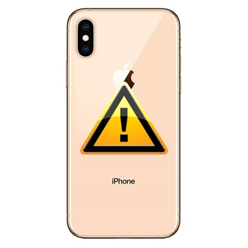 Oprava krytu batérie iPhone XS - vrátane. rám - zlato