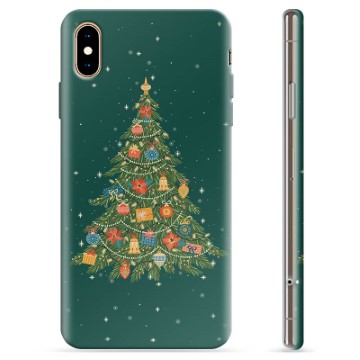 iPhone X / iPhone XS puzdro TPU - Vianočný stromček