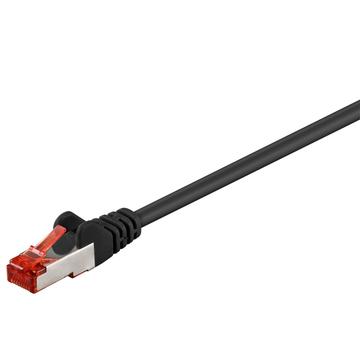 Goobay CCA Sieťový Kábel RJ45 S/FTP CAT 6 - 5m - Čierna