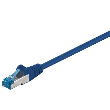 Goobay Sieťový Kábel RJ45 S/FTP CAT 6A - 0.25m - Modrá