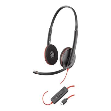 Poly Plantronics Blackwire C3220 Káblový Headset - Čierna