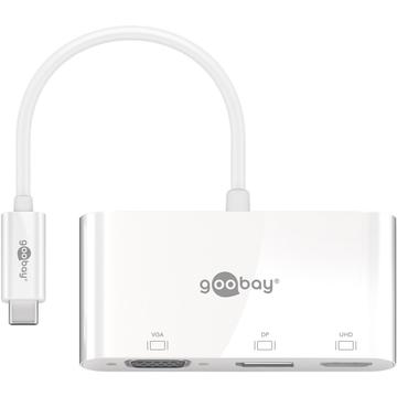 USB-C™-multiportový adaptér VGA+DP+HDMI™