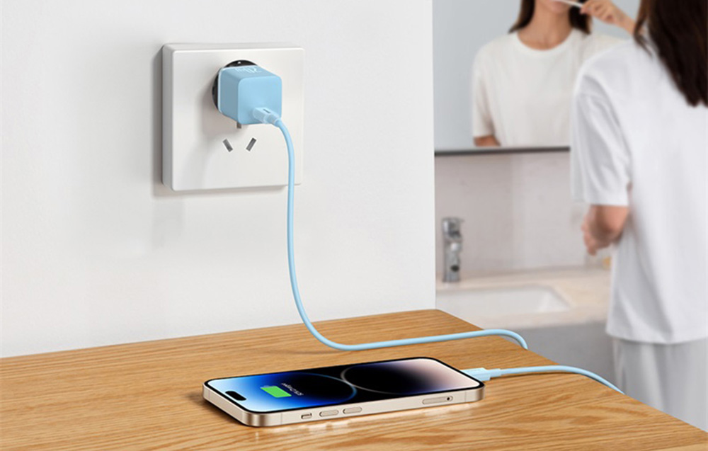 Baseus Mini GaN5 20W USB-C Wall Charger - Blue