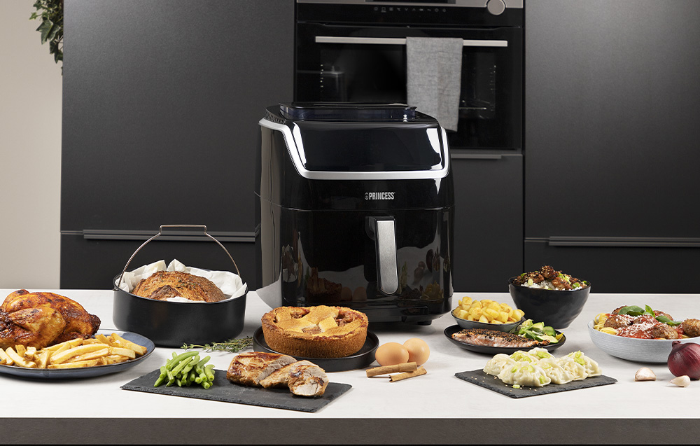 Princess 182080 Steam Air Fryer - 1700W, 6.5l - Black